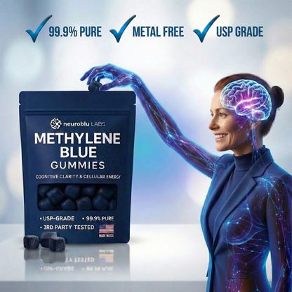 Methylene blue gummies (USP-Grade)