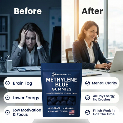 Methylene blue gummies (USP-Grade)